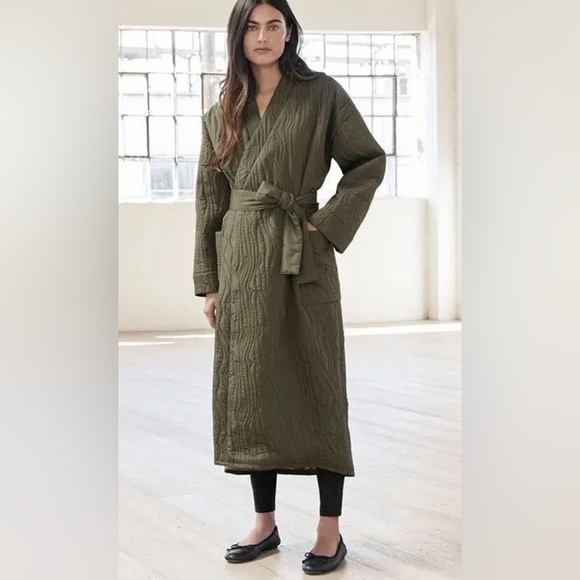 Johnny Was Calme Ava quilted lounge coat NWT size Large - Picture 2 of 11